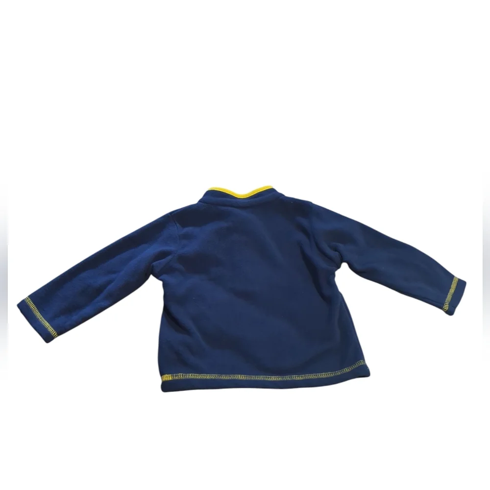 Carter's Blue And Yellow Long Sleeve Sweatshirt Size 9 Months.